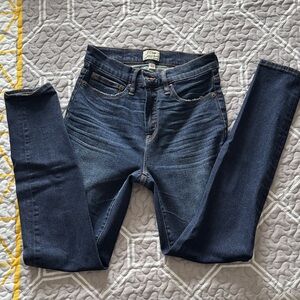 J. Crew Dark Blue Skinny Jeans